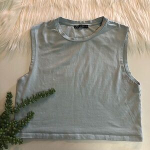 Zara Sleeveless Crop Top | Size Large